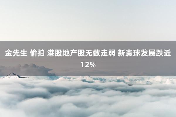 金先生 偷拍 港股地产股无数走弱 新寰球发展跌近12%